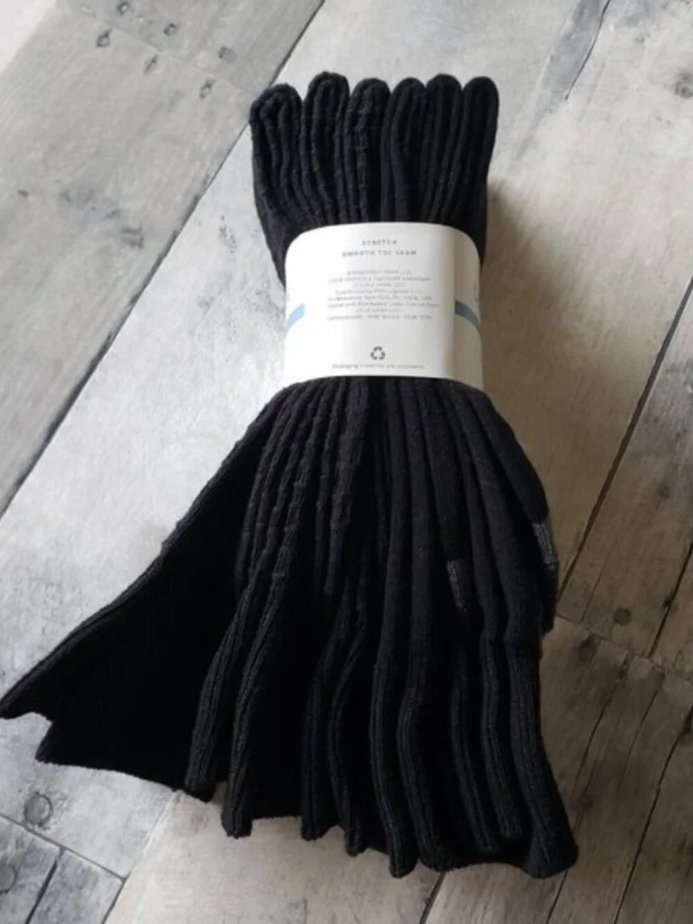 NWT - 12-pair Black Cole Haan Men's Dress Sock Fits Men's shoe size 7-12